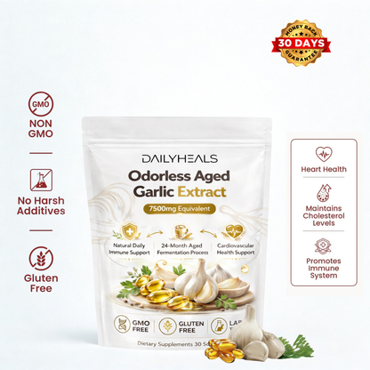 Aged Garlic Extract - 7500mg Odorless Softgels